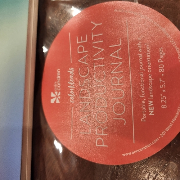 Erin Condren Colorblends Landscape Productivity Journal - Picture 2 of 4